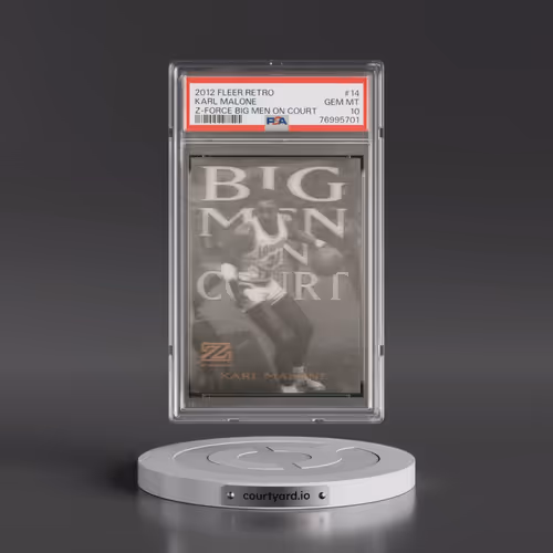 2012 Fleer Retro Z-Force Big Men on Court #14 Karl Malone (PSA 10 GEM MINT)