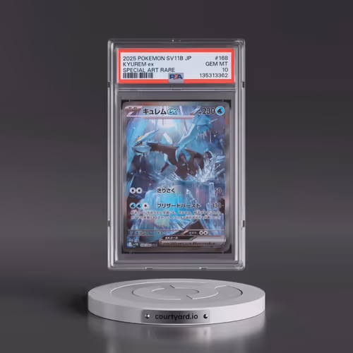2025 Pokémon Sv11b-Black Bolt #168 Kyurem EX - Holo Special Art Rare (PSA 10 GEM MINT)