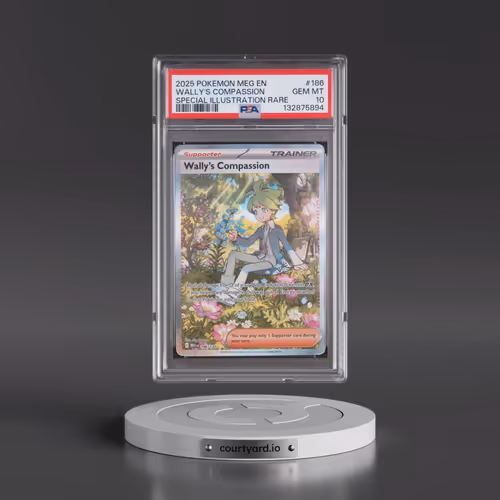 2025 Pokémon Meg EN-Mega Evolution #186 Wally's Compassion - Special Illustration Rare (PSA 10 GEM M