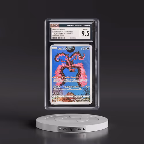 2022 VSTAR Universe #190/172 Galarian Moltres - Art Rare Holo (CGC 9.5 MINT+)