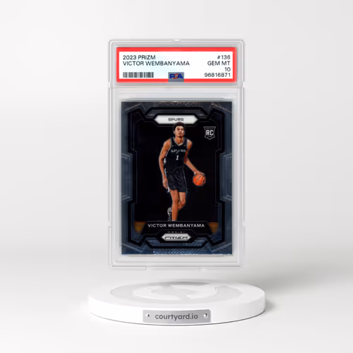 2023 Panini Prizm #136 Victor Wembanyama (PSA 10 GEM MINT)