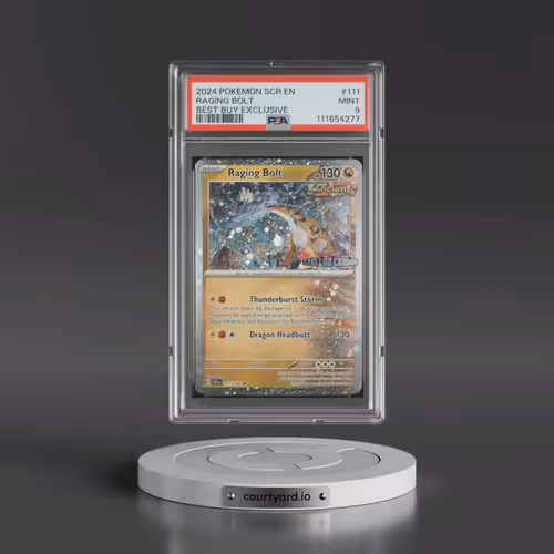 2024 Pokémon Scr EN-Stellar Crown #111 Raging Bolt - Best Buy Exclusive (PSA 9 MINT)