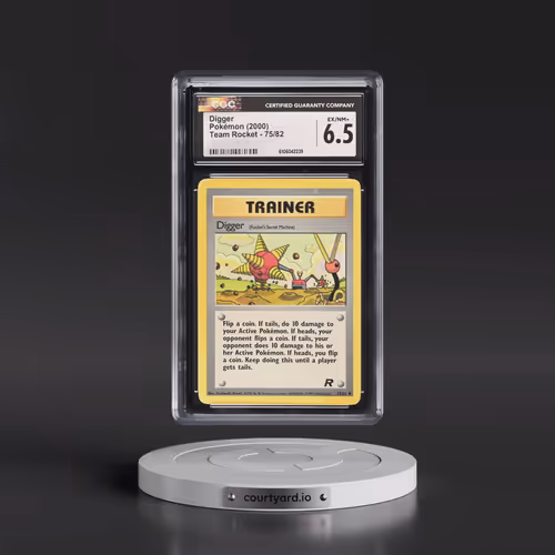 1999 Team Rocket #75/82 Digger (CGC 6.5 EX-NM+)