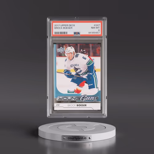 2017 Upper Deck #247 Brock Boeser (PSA 8 NM-MT)