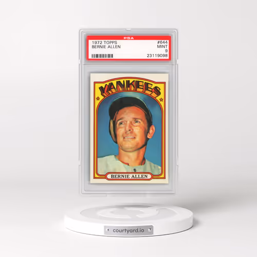1972 Topps #644 Bernie Allen (PSA 9 MINT)