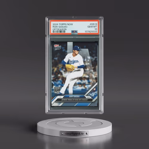 2024 Topps Now Offseason #OS13 Roki Sasaki (PSA 10 GEM MINT)