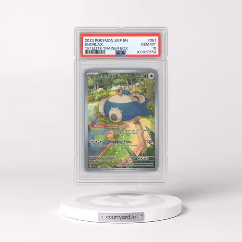 2023 Pokémon Svp EN-SV Black Star Promo #051 Snorlax - 151 Elite Trainer Box (PSA 10 GEM MINT)