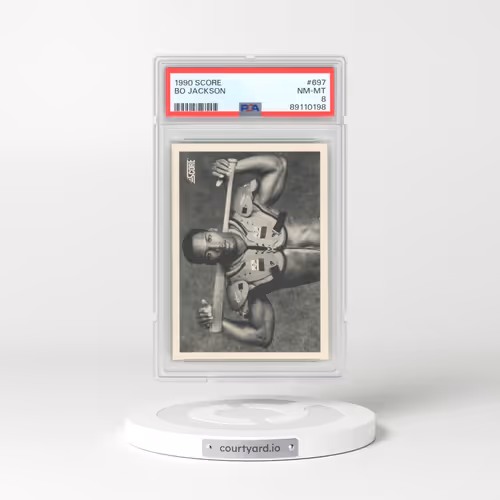 1990 Score #697 Bo Jackson (PSA 8 NM-MT)
