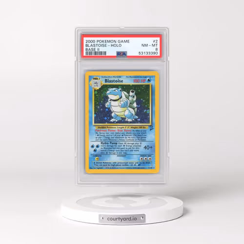 2000 Pokémon Game Base II #2 Blastoise - Holo (PSA 8 NM-MT)