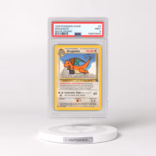 1999 Pokémon Game Movie #5 Dragonite - Movie Promo (PSA 9 MINT)