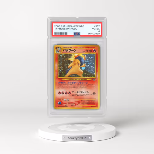 2000 Pokémon Neo #157 Typhlosion - Holo (PSA 4 VG-EX)