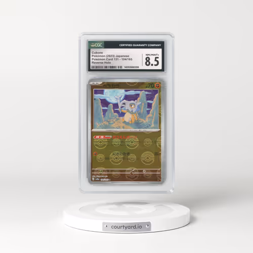 2023 Pokémon Card 151 #104/165 Cubone - Reverse Holo Poké Ball (CGC 8.5 NM-MT+)