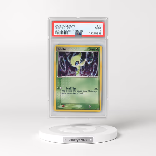 2005 Pokémon Black Star Promos #29 Celebi - Holo (PSA 9 MINT)
