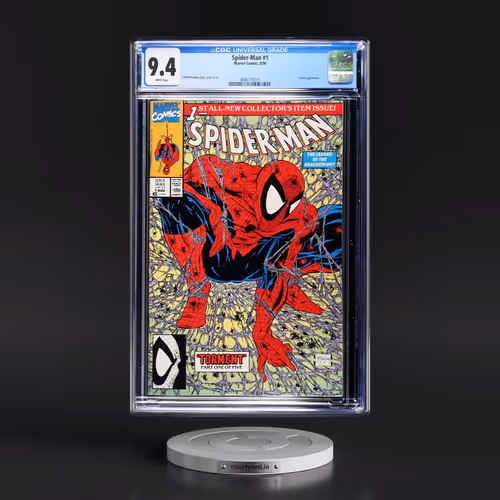 Spider-Man #1 CGC 9.4 White Pages (Marvel Comics, 8/90) - Universal