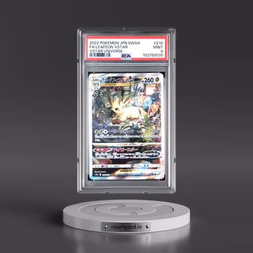 2022 Pokémon Sword & Shield Vstar Universe #210 Leafeon Vstar - Full Art (PSA 9 MINT)
