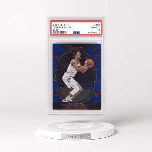 2022 Panini Select #100 Johnny Davis - Blue (PSA 8 NM-MT)