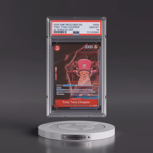 2025 One Piece EB02-Extra Booster -Anime 25th Collection #003 Tony Tony Chopper - Alternate Art (PSA