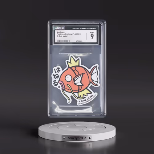 2019 Pokémon Stickers Pt.6 (2019 B-Side Label) - Japanese Magikarp (CGC 9 MINT)