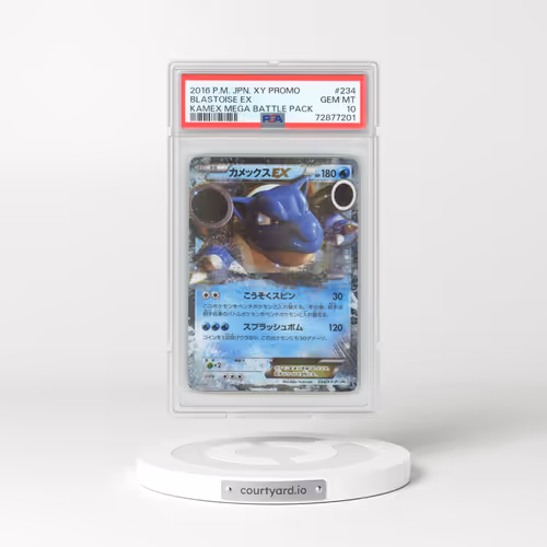2016 Pokémon XY Promo #234 Blastoise EX - Holo Kamex Mega Battle Pack (PSA 10 GEM MINT)