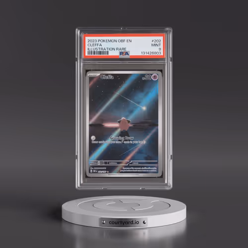 2023 Pokémon Obf EN-Obsidian Flames #202 Cleffa - Illustration Rare (PSA 9 MINT)