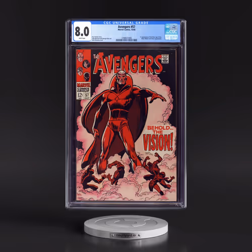 Avengers #57 CGC 8.0 White Pages (Marvel Comics, 10/68)