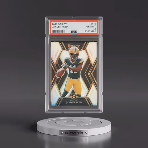 2022 Panini Select #515 Jayden Reed (PSA 10 GEM MINT)