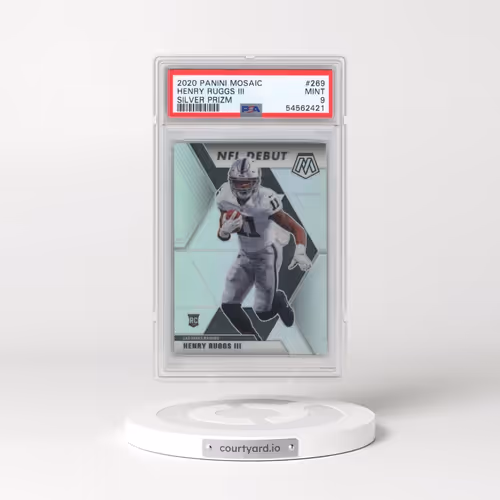 2020 Panini Mosaic #269 Henry Ruggs III - Silver Prizm (PSA 9 MINT)