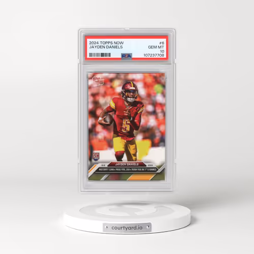 2024 Topps Now #6 Jayden Daniels (PSA 10 GEM MINT)
