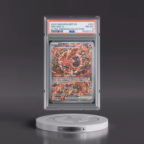 2025 Pokémon Mep EN-Me Black Star Promo #024 Oricorio EX - Holo Mega Charizard X EX Ultra-Premium Co