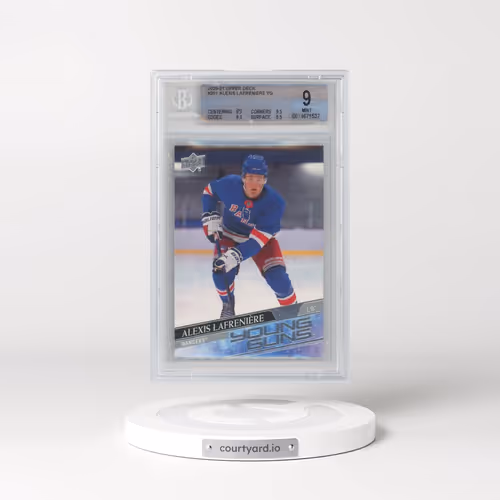 2020 Upper Deck #201 Alexis Lafreniere (BGS 9 MINT)