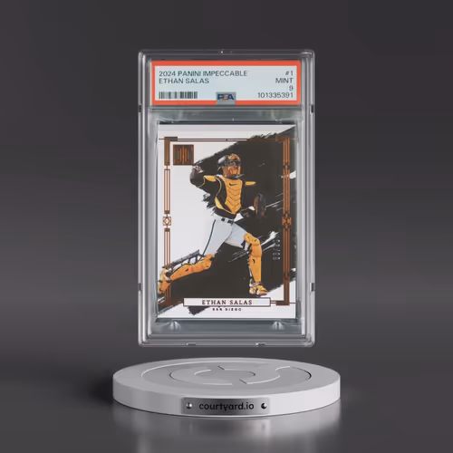 2024 Panini Impeccable #1 Ethan Salas (PSA 9 MINT)
