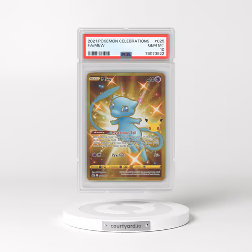 2021 Pokémon Celebrations #025 Mew - Full Art (PSA 10 GEM MINT)