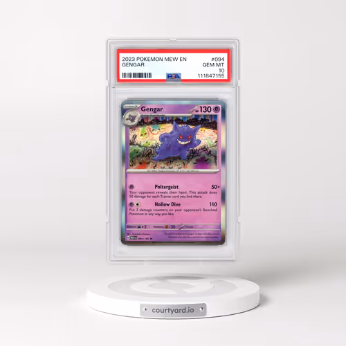 2023 Pokémon Mew EN-151 #094 Gengar (PSA 10 GEM MINT)