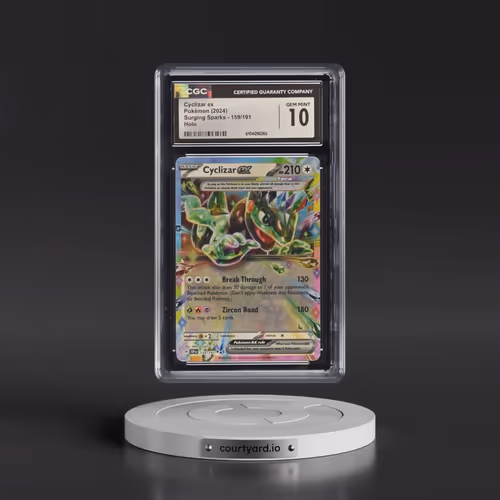 2024 Pokémon Ssp EN-Surging Sparks #159 Cyclizar EX - Holo (CGC 10 GEM MINT)