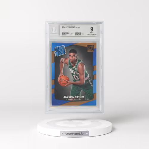 2017 Panini Donruss #198 Jayson Tatum (BGS 9 MINT)