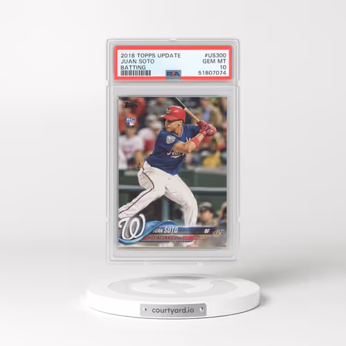 2018 Topps Update #US300 Juan Soto - Batting (PSA 10 GEM MINT)