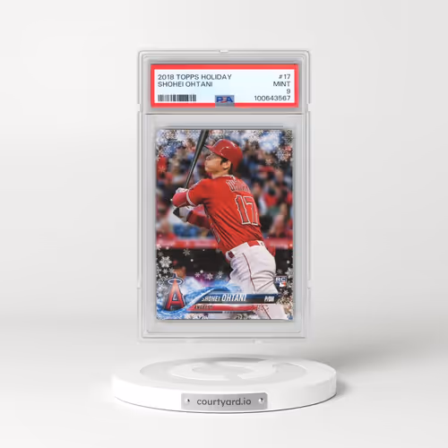 2018 Topps Holiday #17 Shohei Ohtani (PSA 9 MINT)