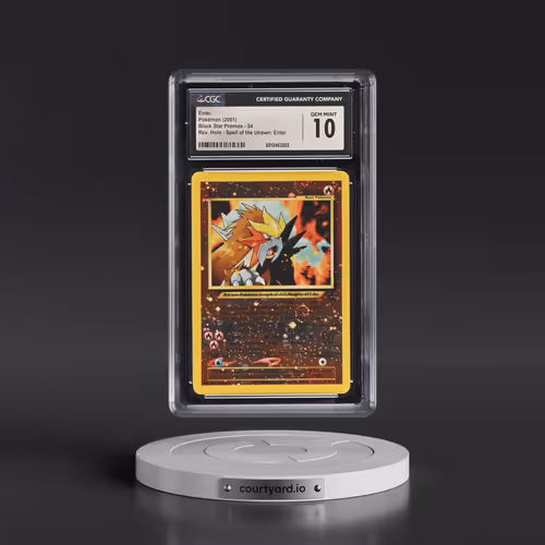 1999 Black Star Promos #34 Entei - Reverse Holo Spell of the Unown: Entei () (CGC 10 GEM MINT)