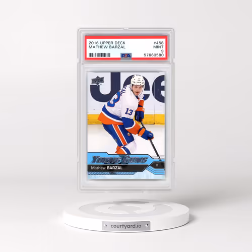 2016 Upper Deck #458 Mathew Barzal (PSA 9 MINT)