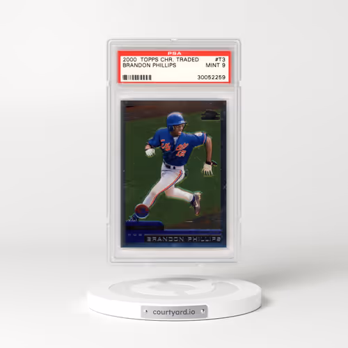 2000 Topps Chrome Traded #T3 Brandon Phillips (PSA 9 MINT)
