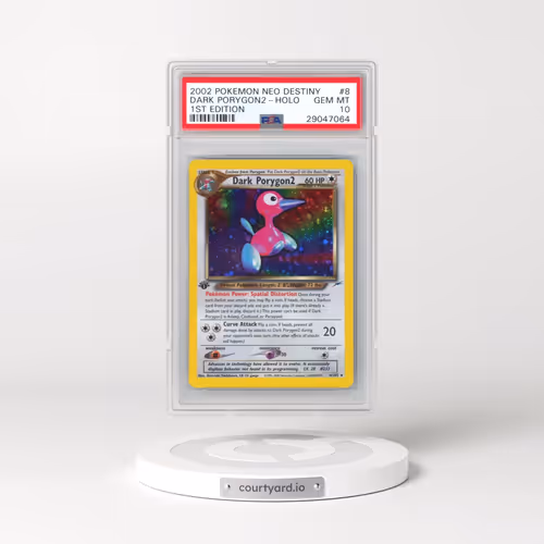 2002 Pokémon Neo Destiny #8 Dark PORYGON2 - 1st Edition Holo (PSA 10 GEM MINT)