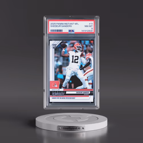 2025 Panini Instant NFL #11 Shedeur Sanders (PSA 8 NM-MT)