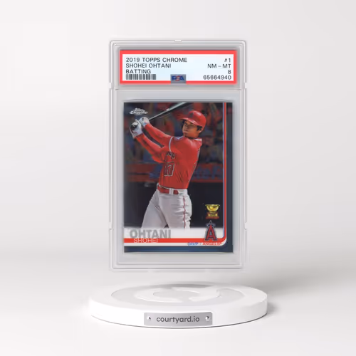 2019 Topps Chrome #1 Shohei Ohtani (PSA 8 NM-MT)