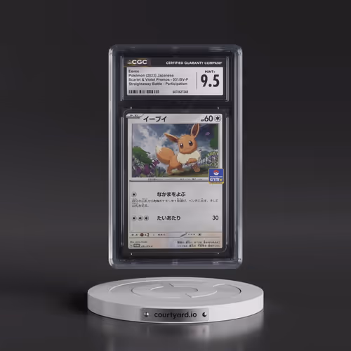 2022 Scarlet & Violet Promos #031/SV-P Eevee - Straightaway Battle Participation (CGC 9.5 MINT+)