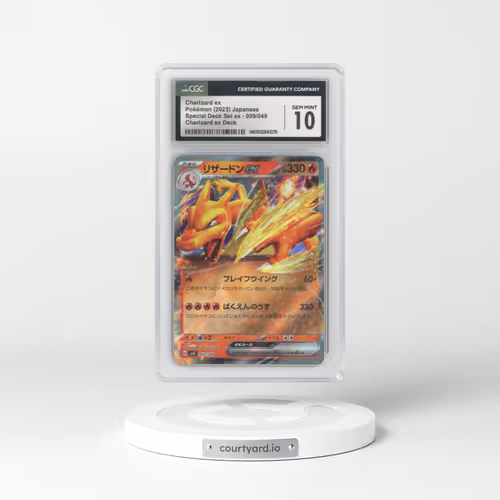 2023 Japanese Venusaur/Charizard/Blastoise Spec. Set ex #009 Charizard ex - Charizard ex Deck (CGC 10 GEM MINT)