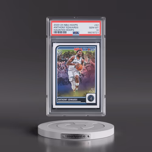2023 Panini Haunted Hoops #87 Anthony Edwards (PSA 10 GEM MINT)