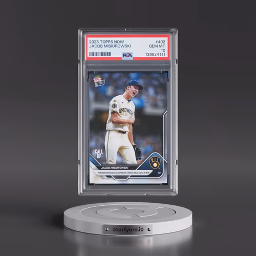 2025 Topps Now #402 Jacob Misiorowski (PSA 10 GEM MINT)