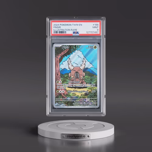 2024 Pokémon Twm EN-Twilight Masquerade #168 Pinsir - Illustration Rare (PSA 9 MINT)