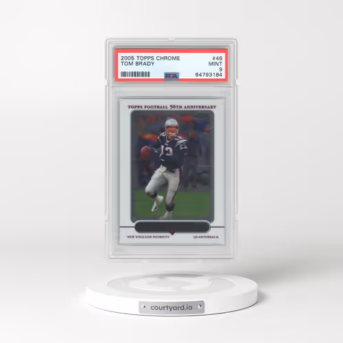2005 Topps Chrome #46 Tom Brady (PSA 9 MINT)