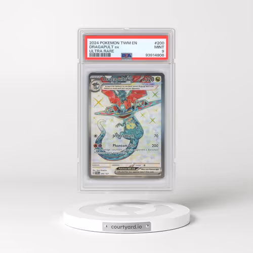 2024 Pokémon Twm EN-Twilight Masquerade #200 Dragapult EX - Holo Ultra Rare (PSA 9 MINT)